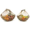 Panier arrondi ajouré en poelet