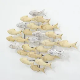 Banc de poissons en albasia