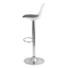 Tabouret de bar Gaëlle blanc (Lot de 2)