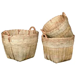 Paniers en bambou naturel (Lot de 3)