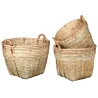 Paniers en bambou naturel (Lot de 3)