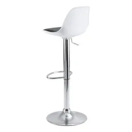 Tabouret de bar Gaëlle blanc (Lot de 2)