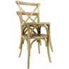 Chaise en orme empilable Bistro