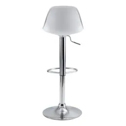 Tabouret de bar Gaëlle blanc (Lot de 2)