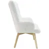Fauteuil cosy imitation fourrure Helsinki