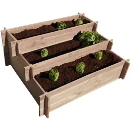 Carré potager 3 étages en bois de douglas