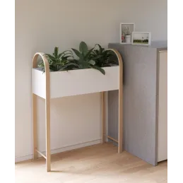 Jardinière surélevée en bois et métal Grove