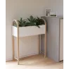 Jardinière surélevée en bois et métal Grove