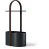 Bout de canapé design range magazine et tablette Hub