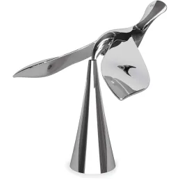 Décapsuleur oiseau design en métal chromé Tipsy