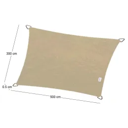 Voile d'ombrage rectangulaire 3 x 5 m Coolfit
