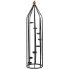 Colonne bougeoir en fer  8 bougies