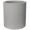 Pot en plastique rond aspect granit 40 cm