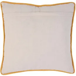 Coussin patchwork en tissu déhoussable 40x40 cm