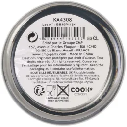 Bouteille en plastique réutilisable 50 cl O'