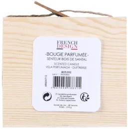 Bougie senteur bois de Santal en coffret oenologie
