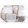 Pêle-mêle bois et blanc photos 10 x 15 cm Family