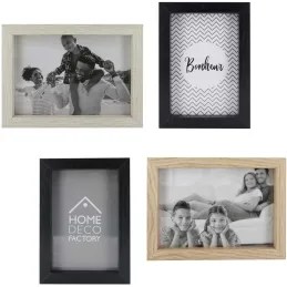 Cadres photos en bois  (Lot de 4)