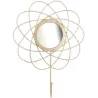 Patère filaire décorative en métal doré (Lot de 3)