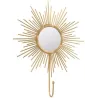 Patère filaire décorative en métal doré (Lot de 3)