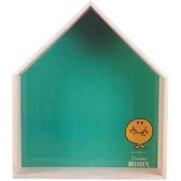 Etagères en bois maison Monsieur Madame (Lot de 2)