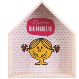 Etagères en bois maison Monsieur Madame (Lot de 2)