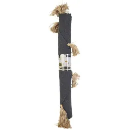 Tapis rond en coton pompons 90 cm
