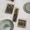 Rangement en plastique antidérapant pour tiroir