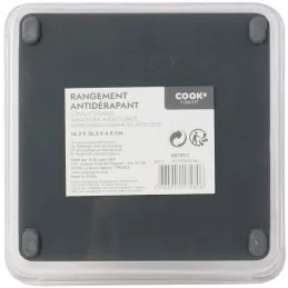 Rangement en plastique antidérapant pour tiroir