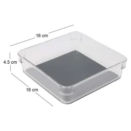 Rangement en plastique antidérapant pour tiroir