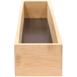 Rangement en bois pour tiroir fond noir