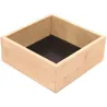 Rangement en bois pour tiroir fond noir