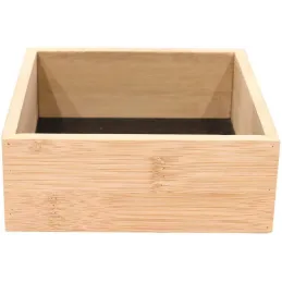 Rangement en bois pour tiroir fond noir