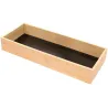 Rangement en bois pour tiroir fond noir