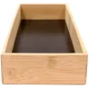 Rangement en bois pour tiroir fond noir