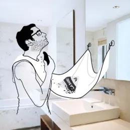 Tablier à barbe et moustache