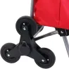 Chariot shopping en polyester 6 roues