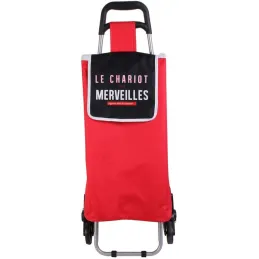 Chariot shopping en polyester 6 roues