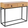 Console en bois et métal Abbott