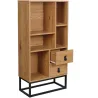 Bibliothèque en bois et métal Abbott
