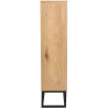 Bibliothèque en bois et métal Abbott