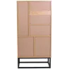 Bibliothèque en bois et métal Abbott