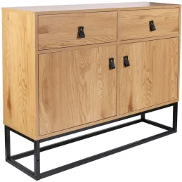 Buffet aspect bois et métal Abbott