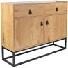 Buffet aspect bois et métal Abbott