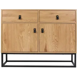Buffet aspect bois et métal Abbott