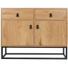 Buffet aspect bois et métal Abbott