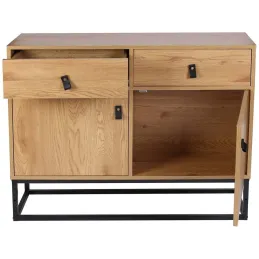 Buffet aspect bois et métal Abbott