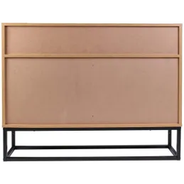Buffet aspect bois et métal Abbott