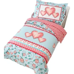 Parure de lit enfant Cœurs