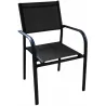 Fauteuil en aluminium Duca (Lot de 6)
